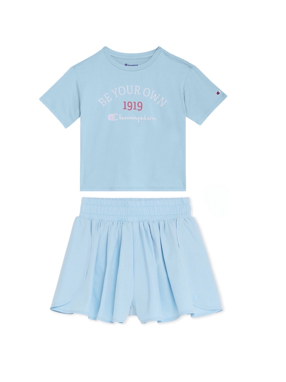 Champion Dutch  Blue 'Be Your Own' Active Short Set for girl XL